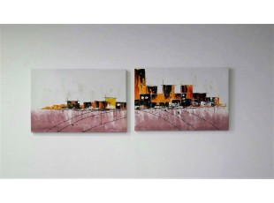 CITY 2 PAINTING 2 PIECES