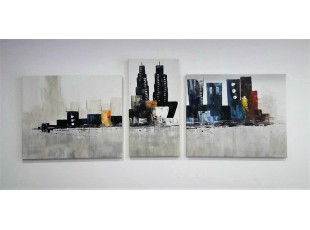 CITY 3 PAINTING 3 PIECES