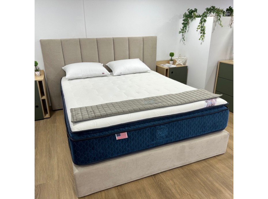 ΔΙΠΛΟ ΚΡΕΒΑΤΙ RIVA ΣΕΤ ΜΕ ΣΤΡΩΜΑ ATLANTA(WOLF)