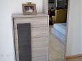 TETRIS CHEST OF DRAWERS HIGH & BOUDOIR MIRROR(TS) CHEST OF DRAWERS